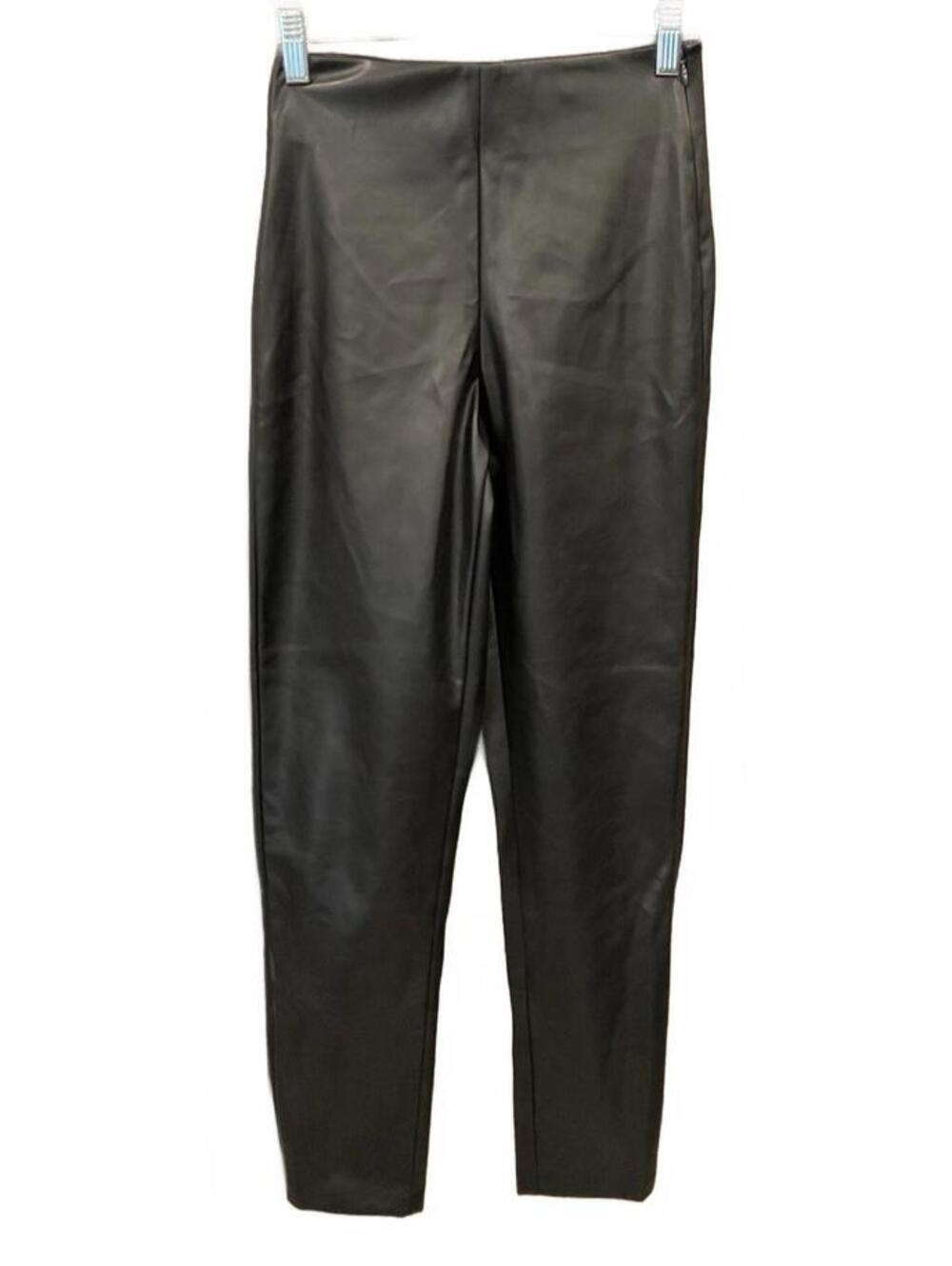 NWT Old Navy Womens Extra High Rise Skinny  Faux Leather Zip Size Pants SIZE 0